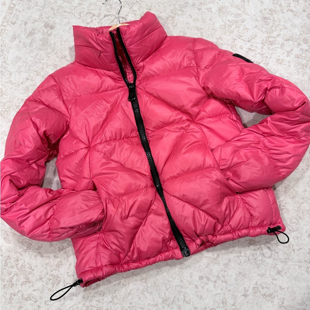 Vince Camuto XS Bright Pink Puffer Jacket